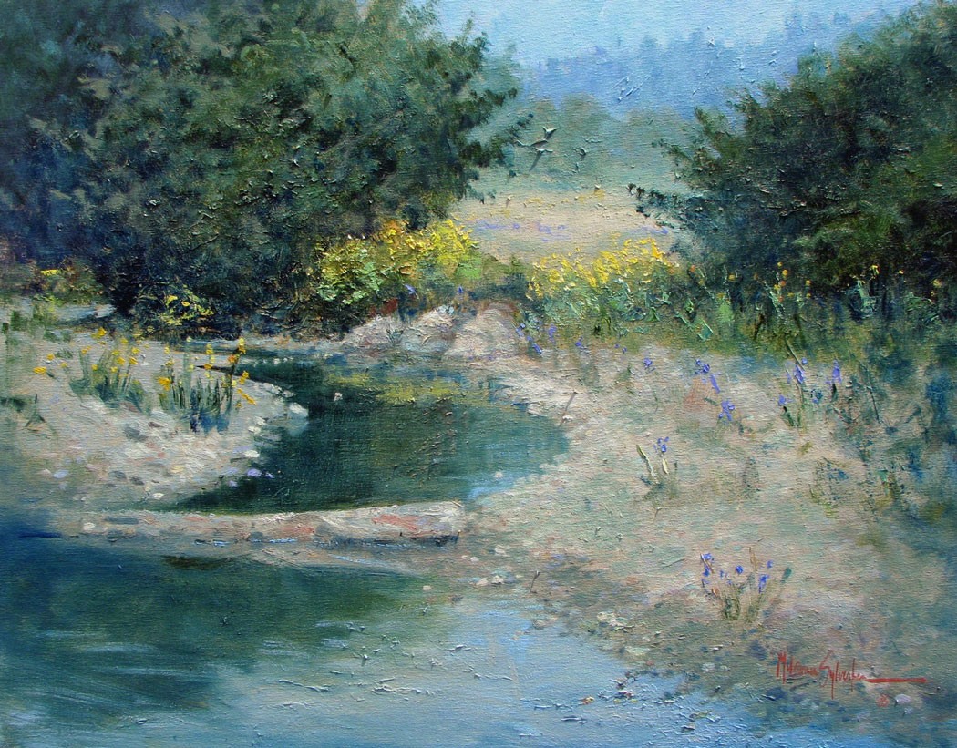 AfternoonExploringSantaRosaCreek-24x30_2900