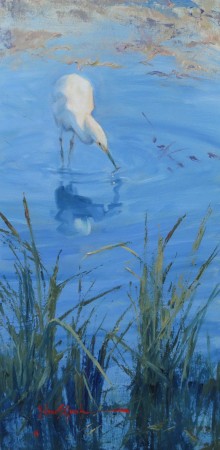Egret Fishing