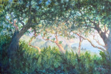Big Sur Hideaway 24x36 oil on canvas