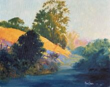 California Golden Light 16x20 oil on canvas